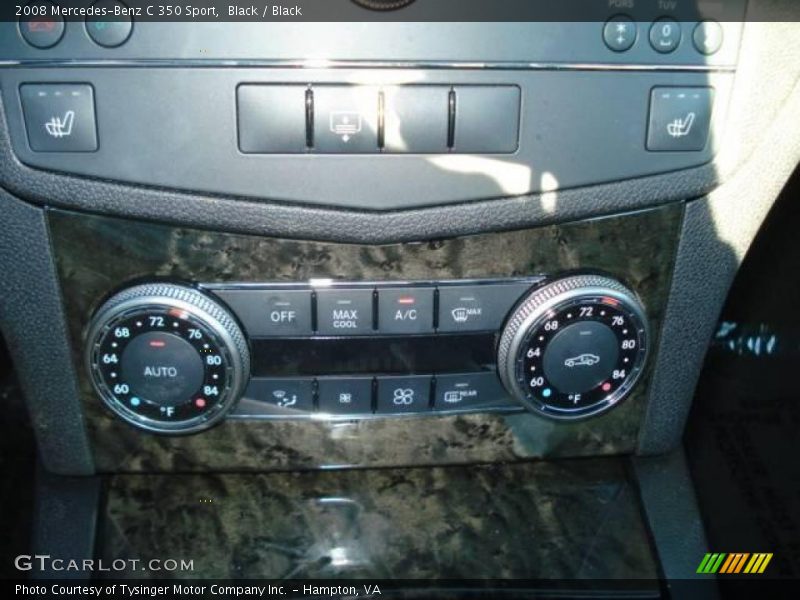 Black / Black 2008 Mercedes-Benz C 350 Sport