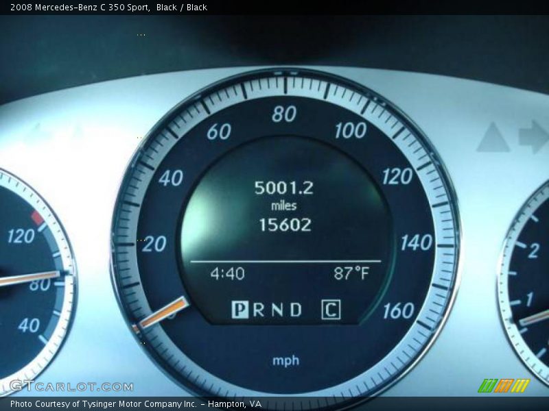 Black / Black 2008 Mercedes-Benz C 350 Sport