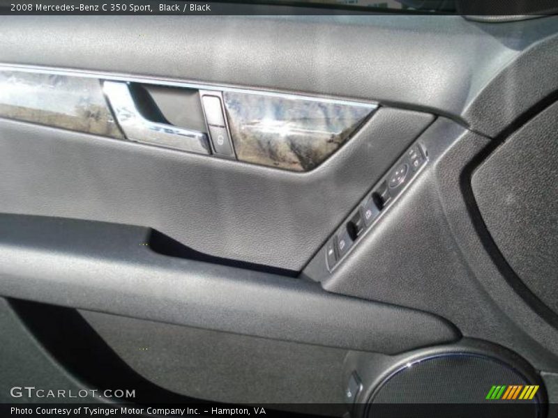 Black / Black 2008 Mercedes-Benz C 350 Sport
