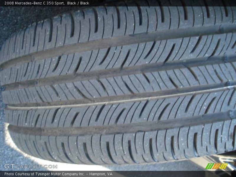 Black / Black 2008 Mercedes-Benz C 350 Sport