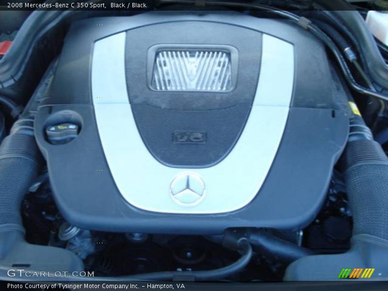 Black / Black 2008 Mercedes-Benz C 350 Sport