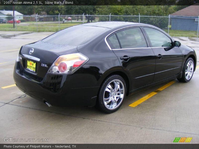 Super Black / Blond 2007 Nissan Altima 2.5 SL