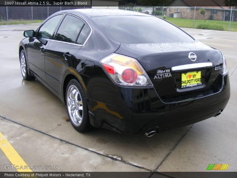 Super Black / Blond 2007 Nissan Altima 2.5 SL