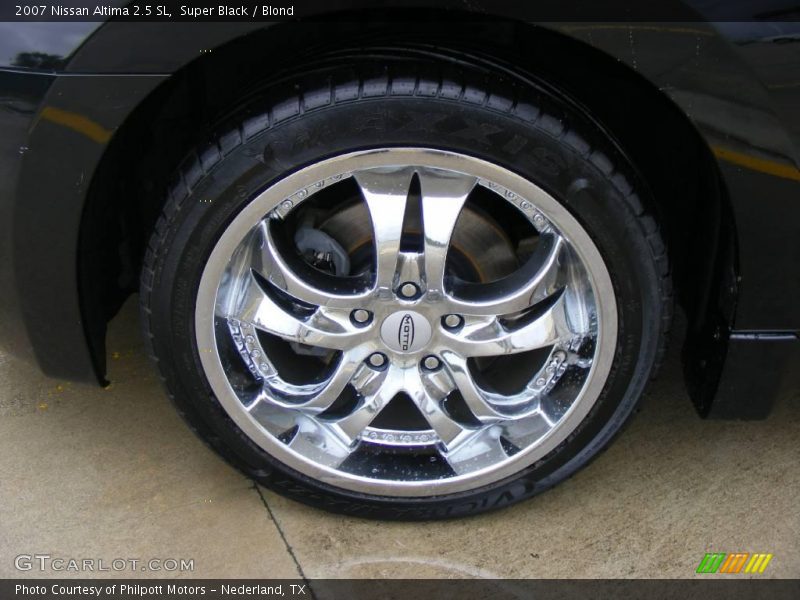 Super Black / Blond 2007 Nissan Altima 2.5 SL