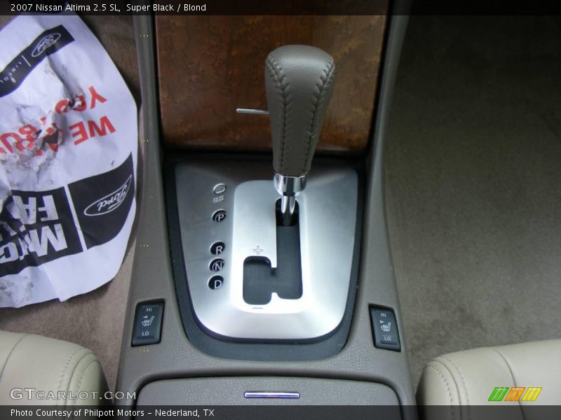 Super Black / Blond 2007 Nissan Altima 2.5 SL