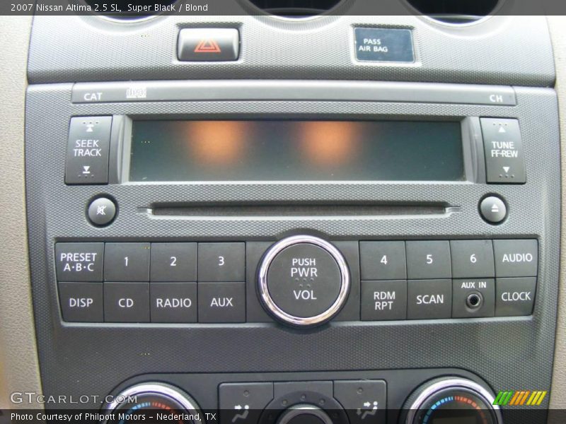 Super Black / Blond 2007 Nissan Altima 2.5 SL