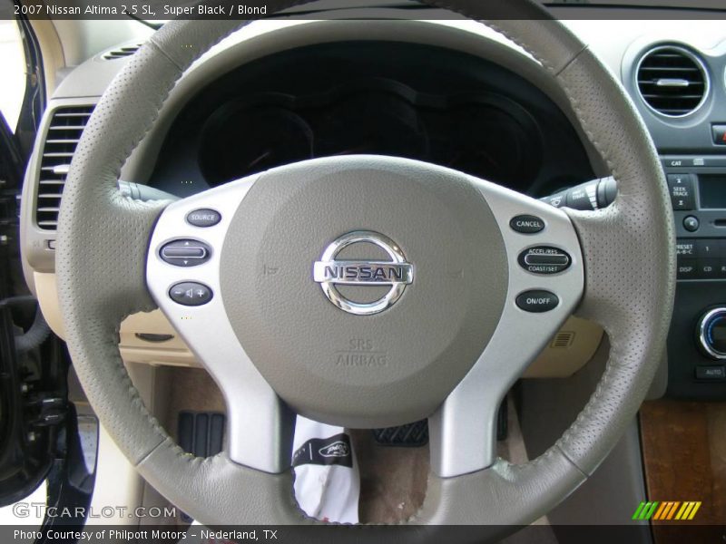 Super Black / Blond 2007 Nissan Altima 2.5 SL