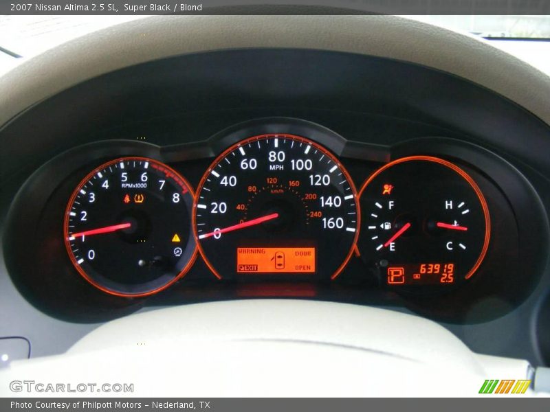 Super Black / Blond 2007 Nissan Altima 2.5 SL