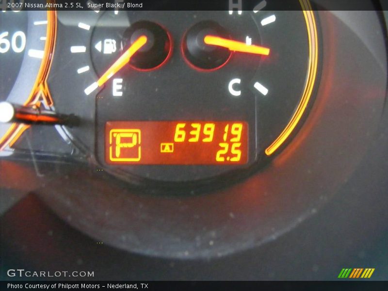 Super Black / Blond 2007 Nissan Altima 2.5 SL