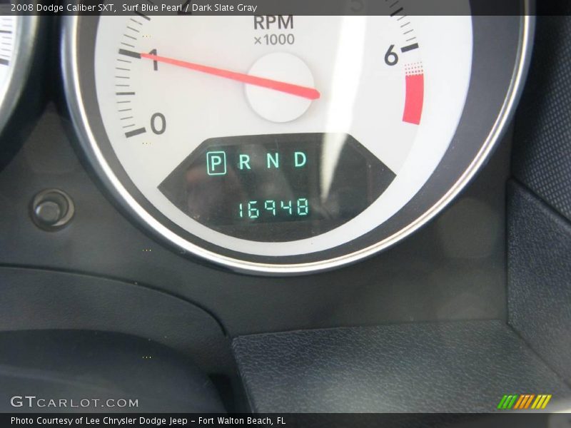 Surf Blue Pearl / Dark Slate Gray 2008 Dodge Caliber SXT
