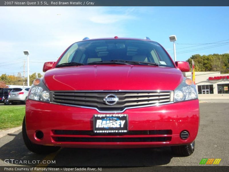 Red Brawn Metallic / Gray 2007 Nissan Quest 3.5 SL