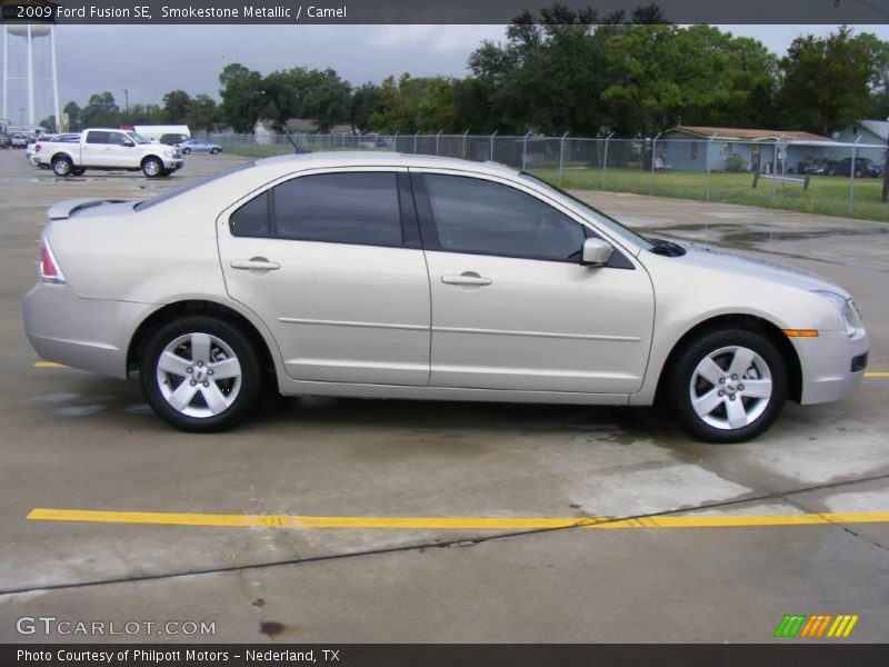 Smokestone Metallic / Camel 2009 Ford Fusion SE