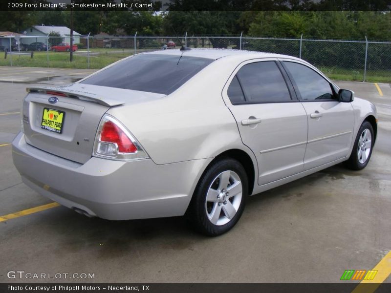 Smokestone Metallic / Camel 2009 Ford Fusion SE