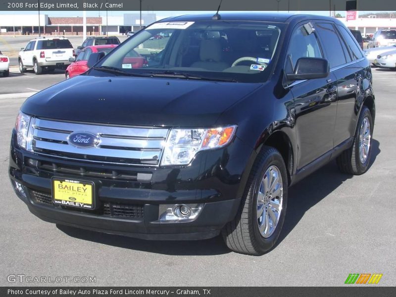 Black / Camel 2008 Ford Edge Limited