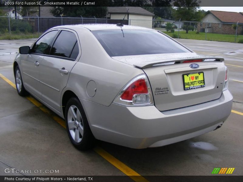 Smokestone Metallic / Camel 2009 Ford Fusion SE