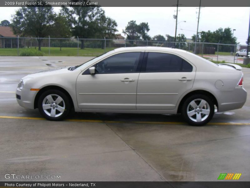 Smokestone Metallic / Camel 2009 Ford Fusion SE