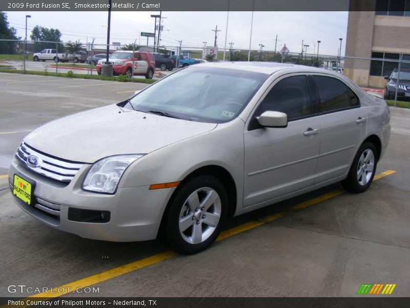 Smokestone Metallic / Camel 2009 Ford Fusion SE