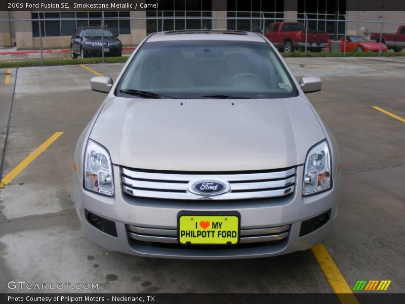 Smokestone Metallic / Camel 2009 Ford Fusion SE