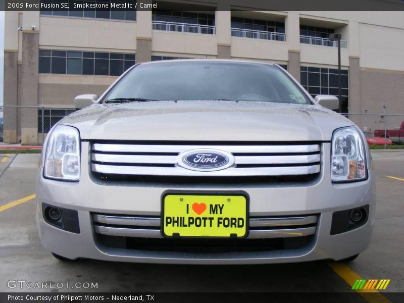 Smokestone Metallic / Camel 2009 Ford Fusion SE