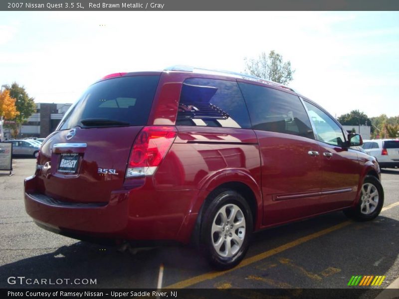 Red Brawn Metallic / Gray 2007 Nissan Quest 3.5 SL