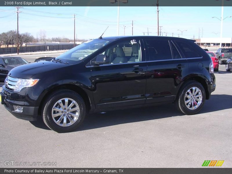 Black / Camel 2008 Ford Edge Limited