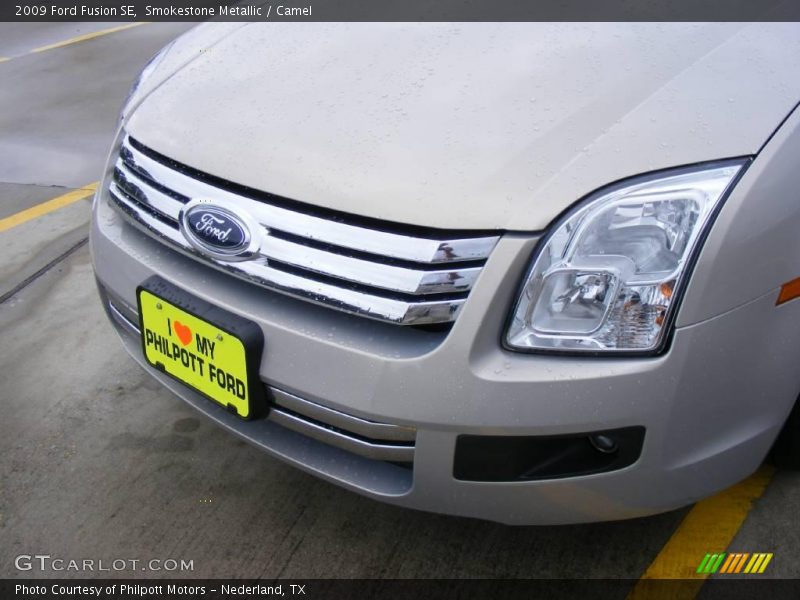Smokestone Metallic / Camel 2009 Ford Fusion SE