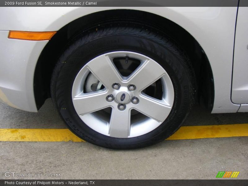 Smokestone Metallic / Camel 2009 Ford Fusion SE