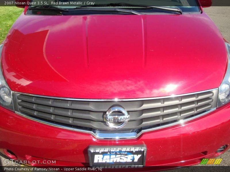 Red Brawn Metallic / Gray 2007 Nissan Quest 3.5 SL