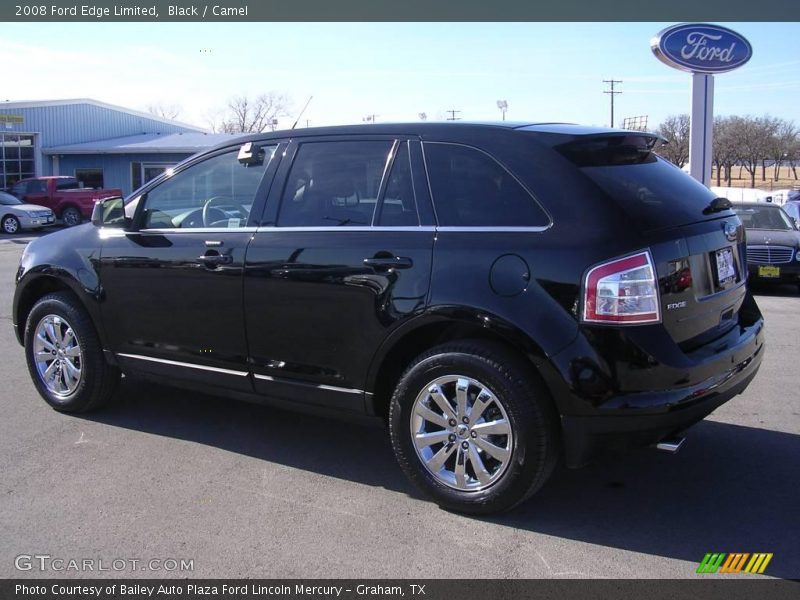 Black / Camel 2008 Ford Edge Limited