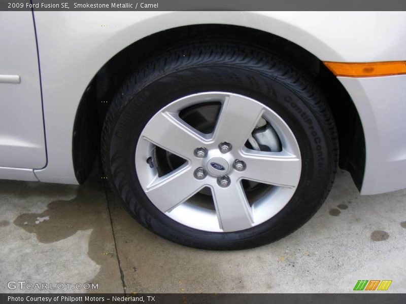 Smokestone Metallic / Camel 2009 Ford Fusion SE