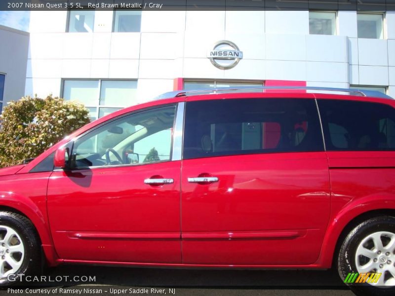 Red Brawn Metallic / Gray 2007 Nissan Quest 3.5 SL
