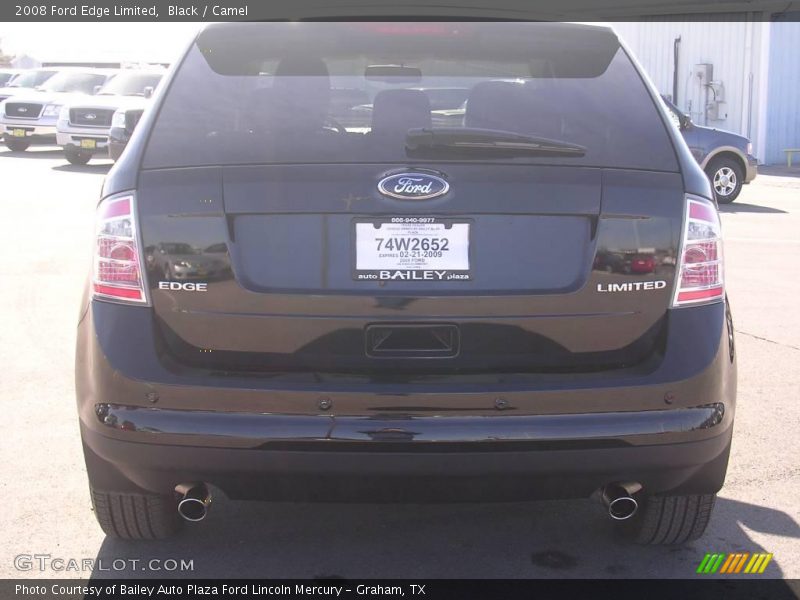 Black / Camel 2008 Ford Edge Limited