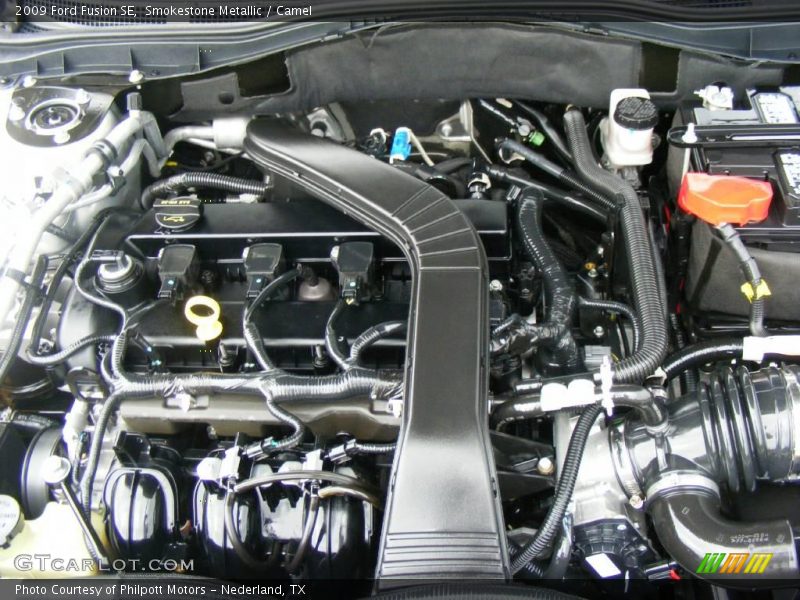 Smokestone Metallic / Camel 2009 Ford Fusion SE