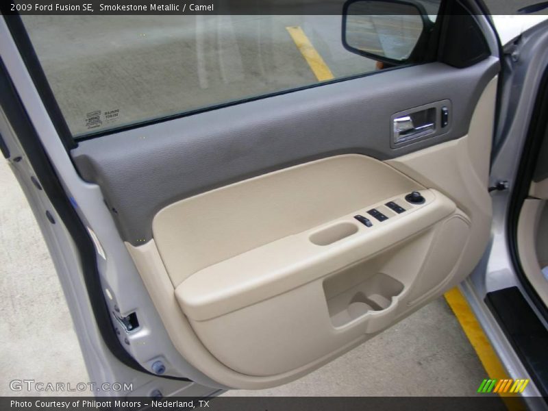 Smokestone Metallic / Camel 2009 Ford Fusion SE
