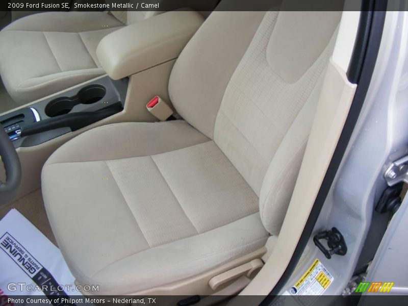 Smokestone Metallic / Camel 2009 Ford Fusion SE
