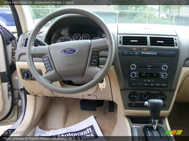 Smokestone Metallic / Camel 2009 Ford Fusion SE