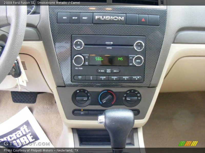 Smokestone Metallic / Camel 2009 Ford Fusion SE