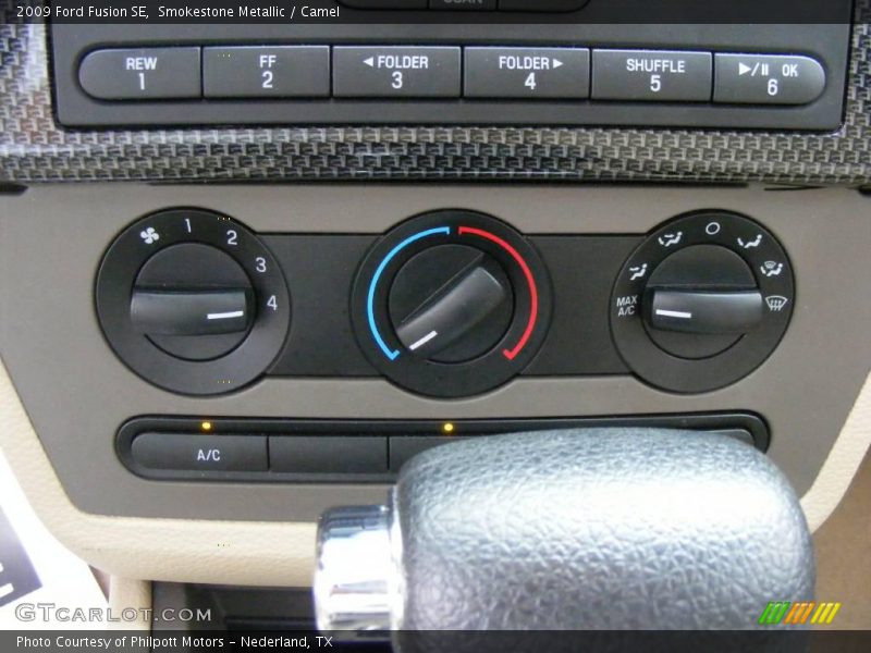 Smokestone Metallic / Camel 2009 Ford Fusion SE