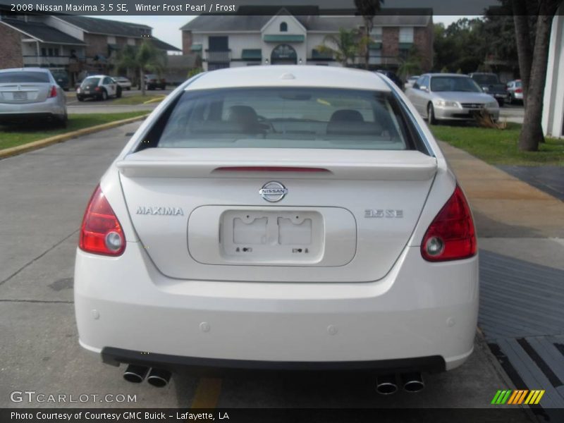 Winter Frost Pearl / Frost 2008 Nissan Maxima 3.5 SE