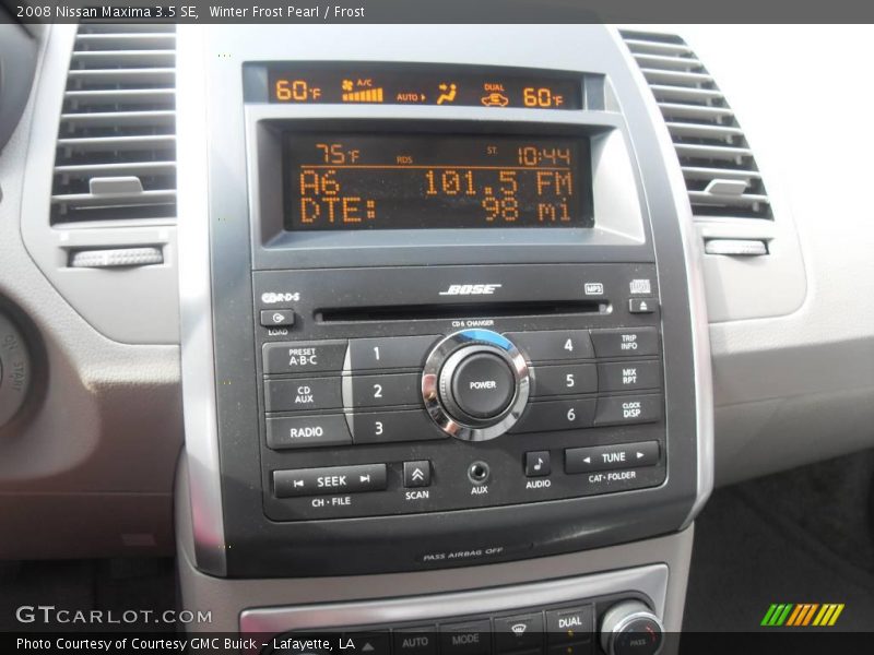 Winter Frost Pearl / Frost 2008 Nissan Maxima 3.5 SE