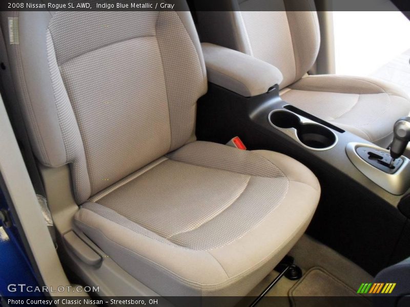 Indigo Blue Metallic / Gray 2008 Nissan Rogue SL AWD
