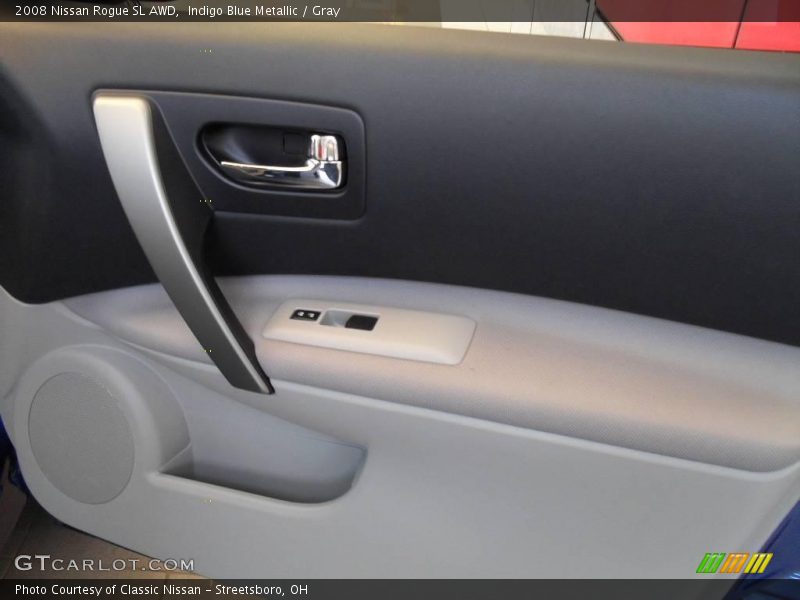Indigo Blue Metallic / Gray 2008 Nissan Rogue SL AWD