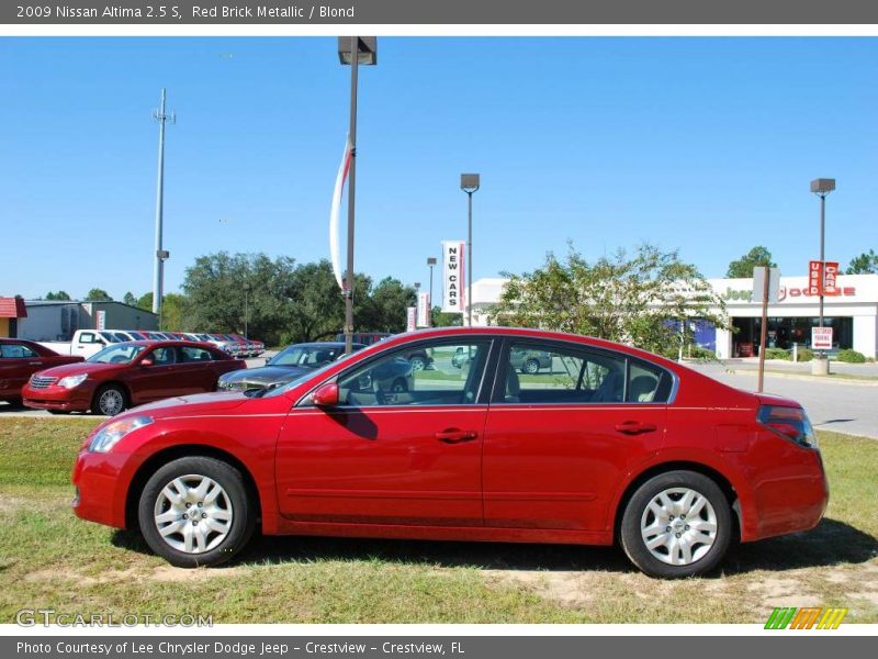 Red Brick Metallic / Blond 2009 Nissan Altima 2.5 S