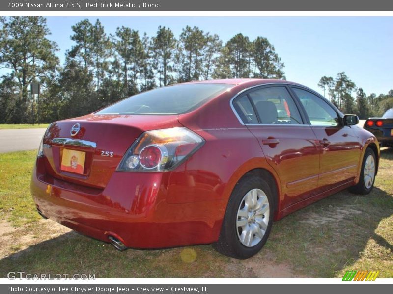 Red Brick Metallic / Blond 2009 Nissan Altima 2.5 S