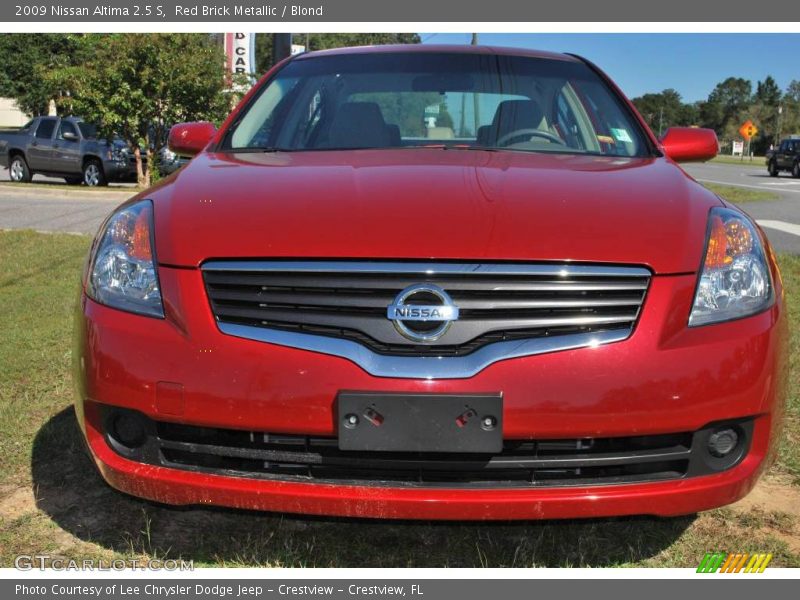 Red Brick Metallic / Blond 2009 Nissan Altima 2.5 S