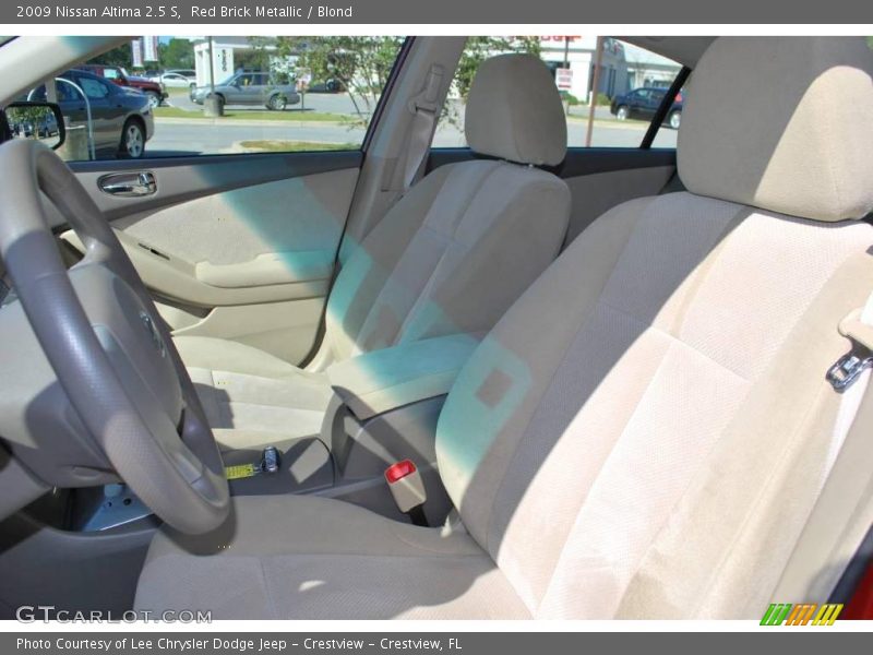 Red Brick Metallic / Blond 2009 Nissan Altima 2.5 S