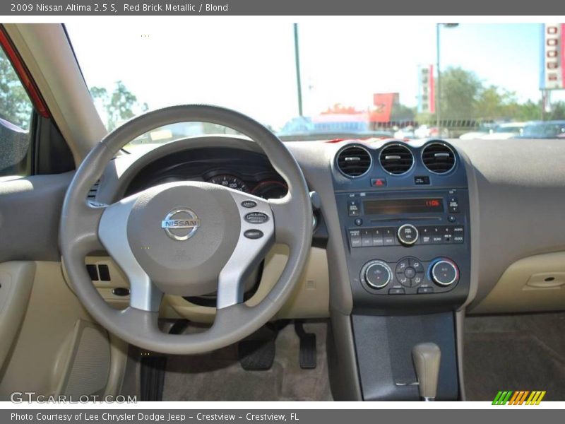Red Brick Metallic / Blond 2009 Nissan Altima 2.5 S
