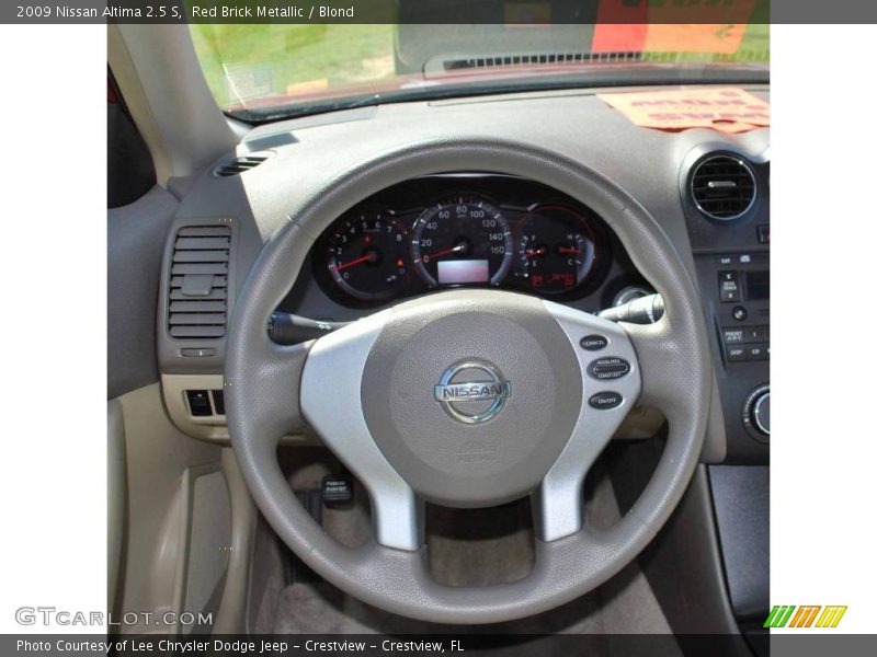 Red Brick Metallic / Blond 2009 Nissan Altima 2.5 S