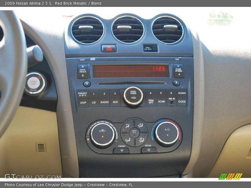 Red Brick Metallic / Blond 2009 Nissan Altima 2.5 S