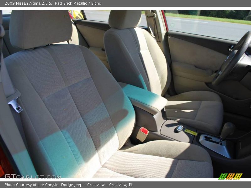 Red Brick Metallic / Blond 2009 Nissan Altima 2.5 S